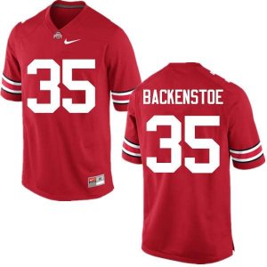 NCAA Ohio State Buckeyes Men's #35 Alex Backenstoe Red Nike Football College Jersey DHY3045XM